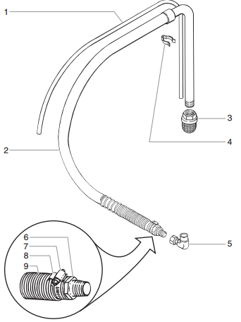 GPX 130 5 Gallon Siphon Set Parts